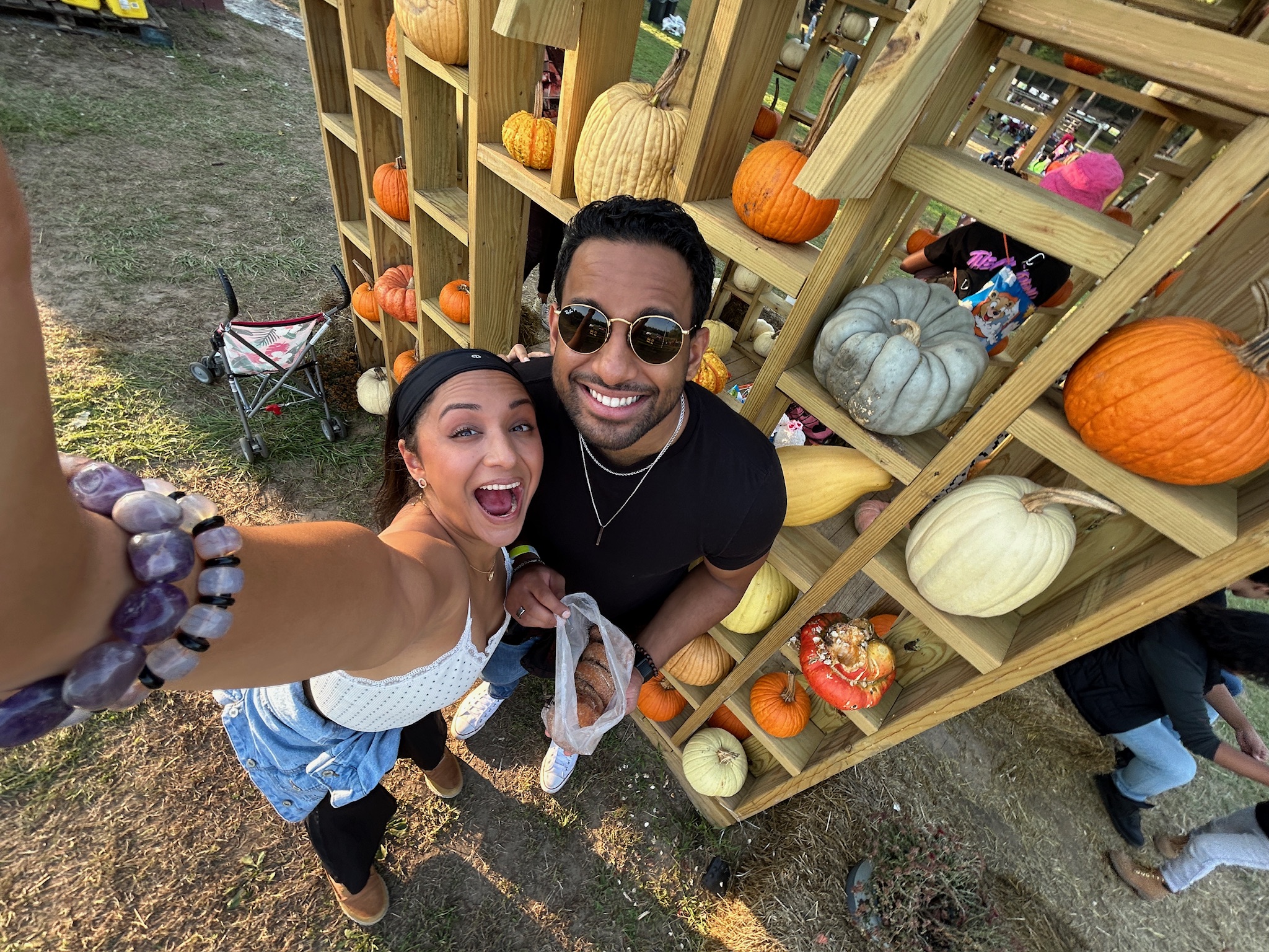 Dhruti and Devak on a date